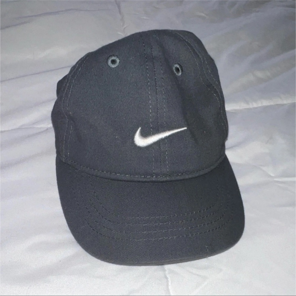 Nike Dark Gray Cap with White Logo